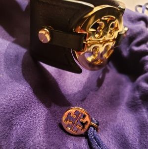 Tory Burch Cuff Leather Bracelet